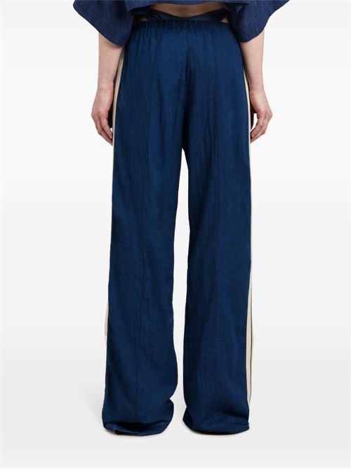 Trousers with logo PALM ANGELS | PWCA061S24FAB0014903